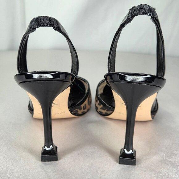 Marc Fisher Women's Hadya Slingback Pumps - Leopard Mesh - Picture 4 of 7
